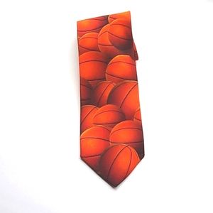 Ralph Marlin tie, "Just Balls - Basketballs" Vintage 1995, 134840, RN# 84124